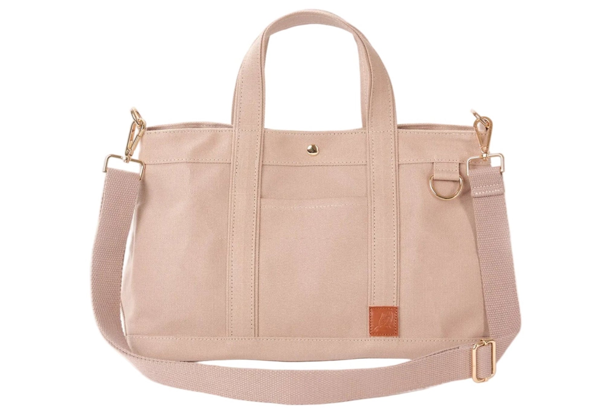 Timeless Coated Canvas Crossbody Tote - Niko