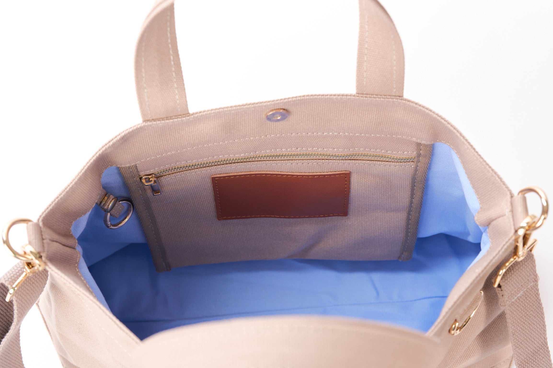 Timeless Coated Canvas Crossbody Tote - Niko