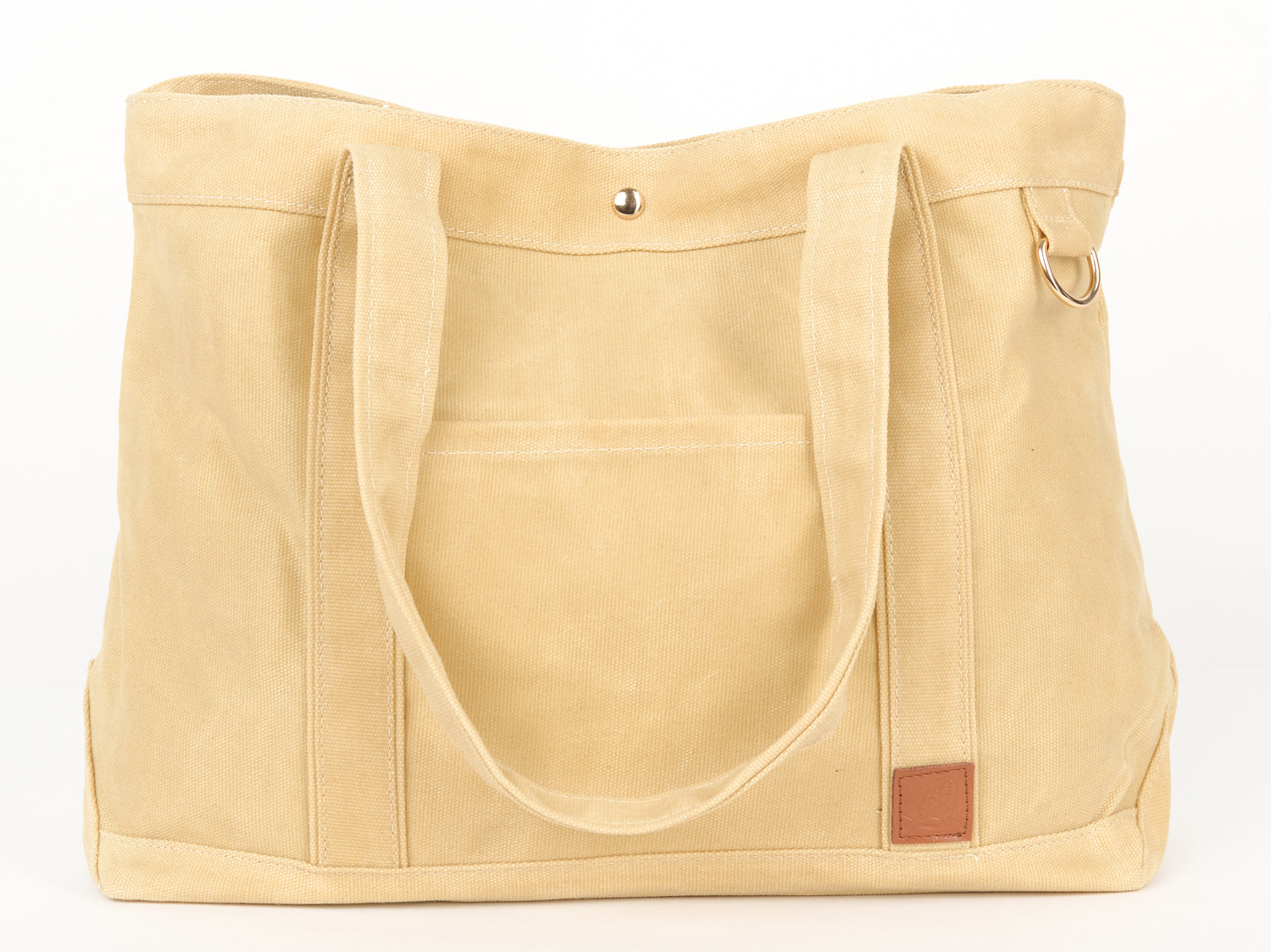 Timeless Waxed Canvas Tote - Beige