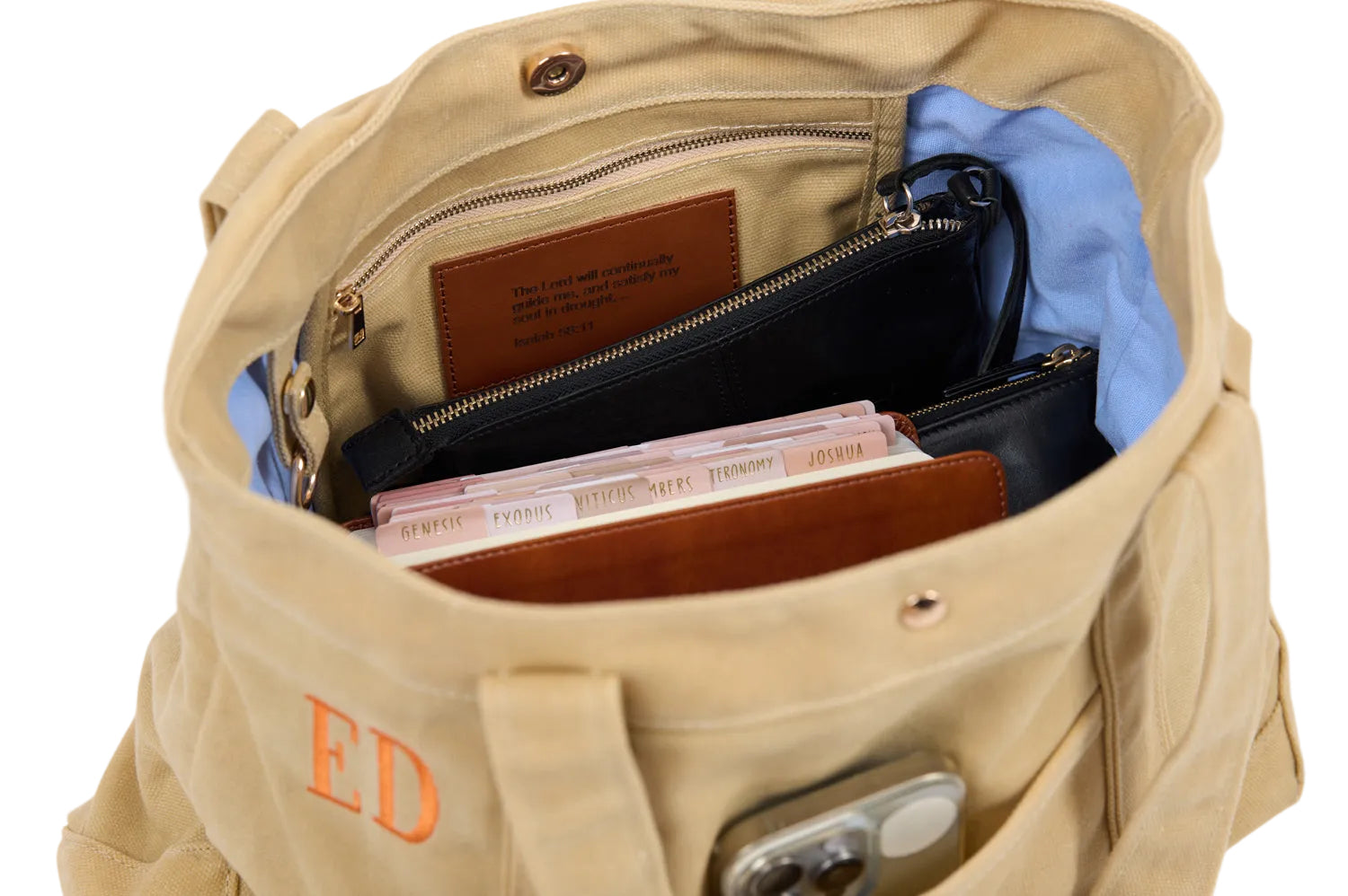 Timeless Waxed Canvas Tote - Beige