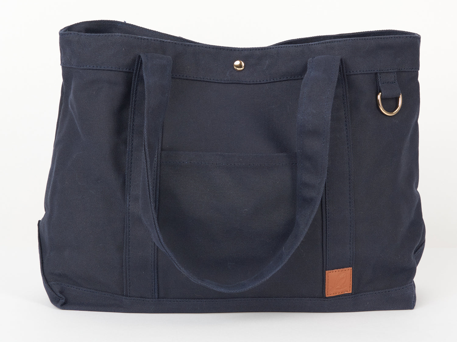 Timeless Waxed Canvas Tote - Navy